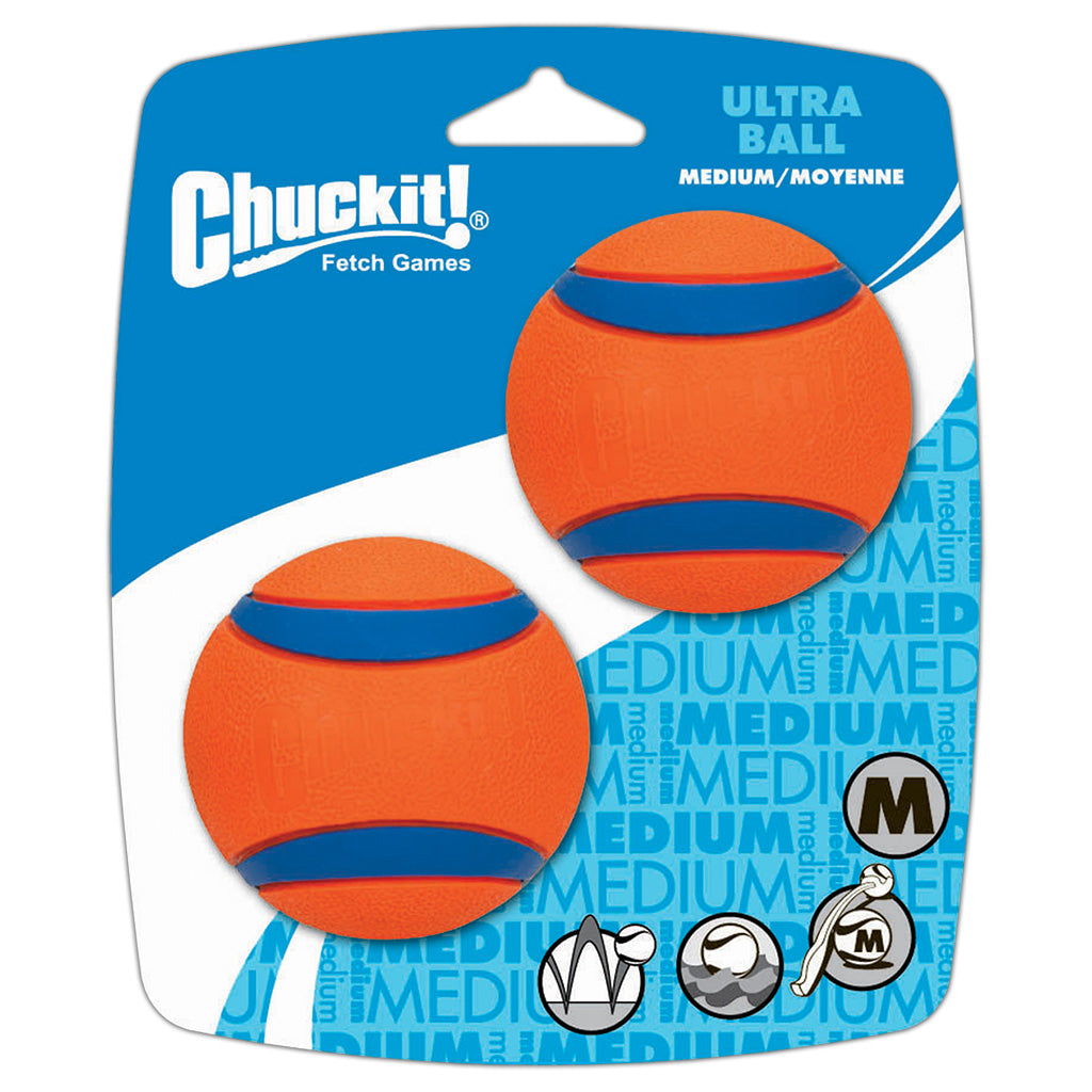 chuckit! floating ultra ball - medium 2 pack