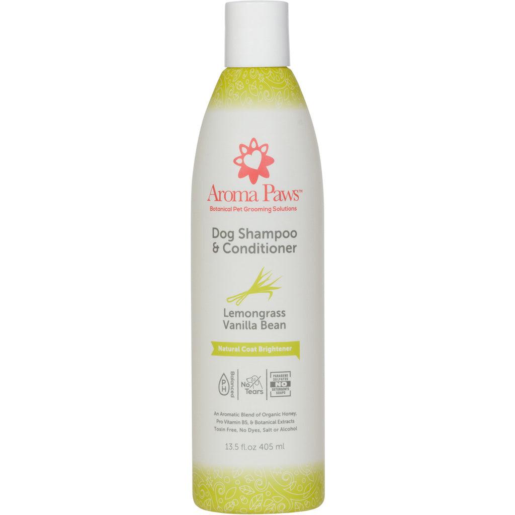 vanilla bean lemongrass - dog brightener shampoo barking babies