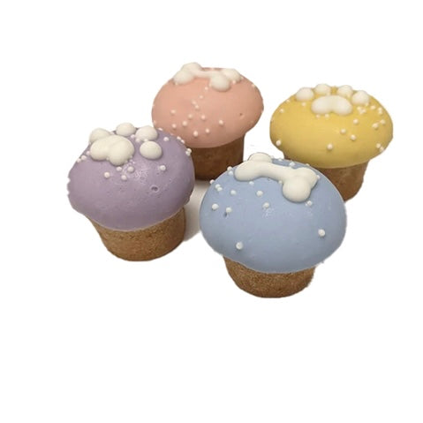 vanilla cupcakes - assorted colours
