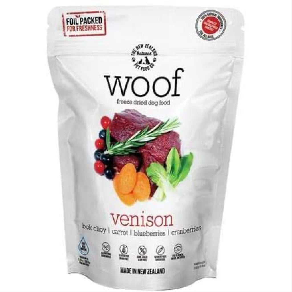 woof - freeze dried venison recipe