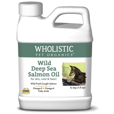 wild deep sea salmon oil for dogs - 8 fl oz barking babies