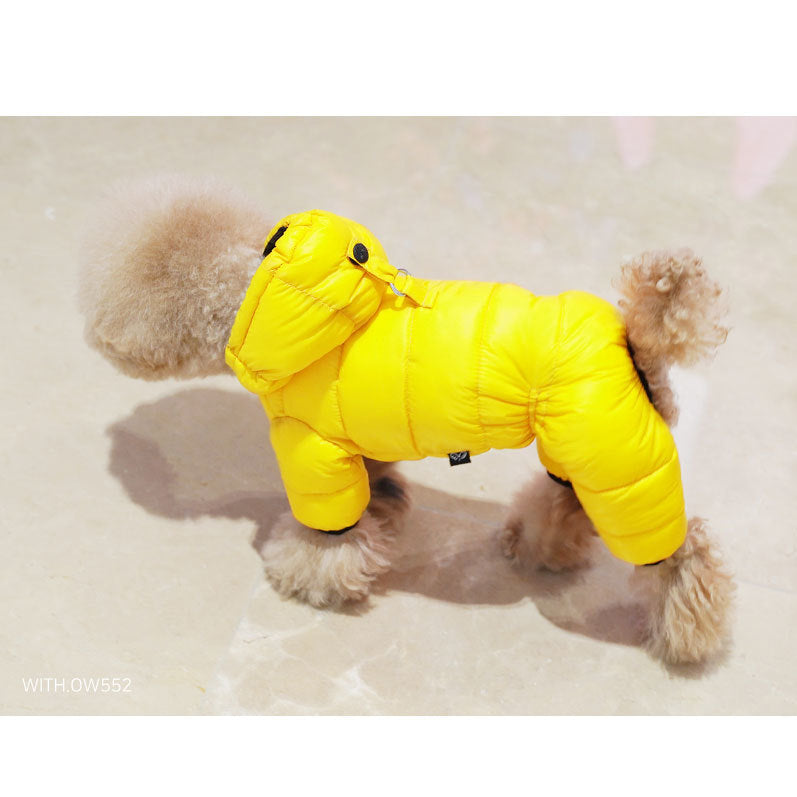 air padding coverall - yellow (for girls)